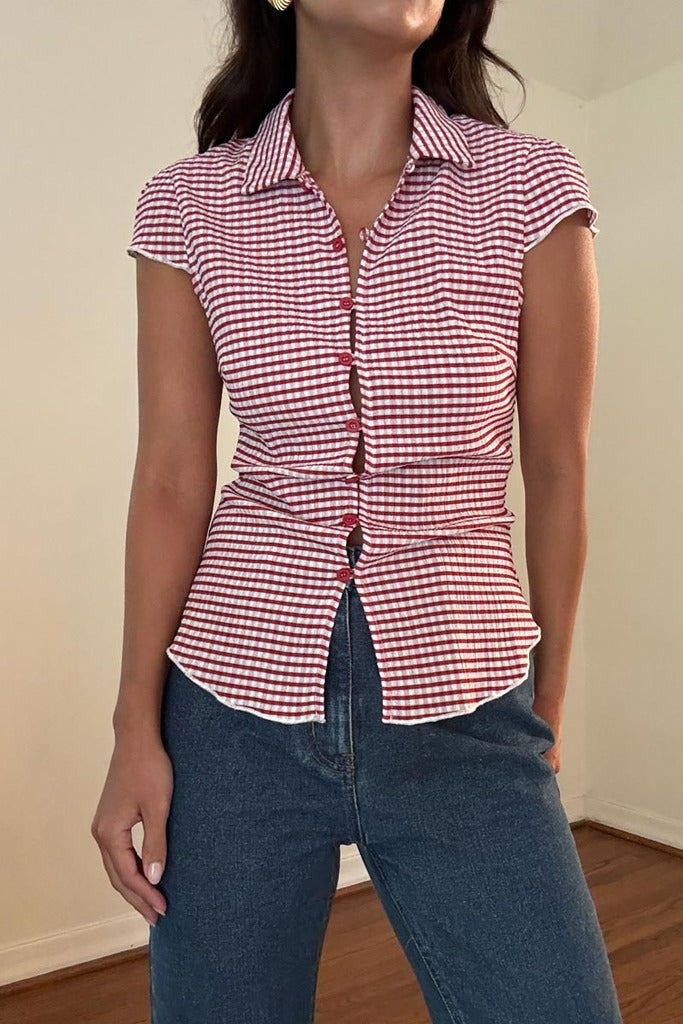 Cherry Cola Button-Up Shirt