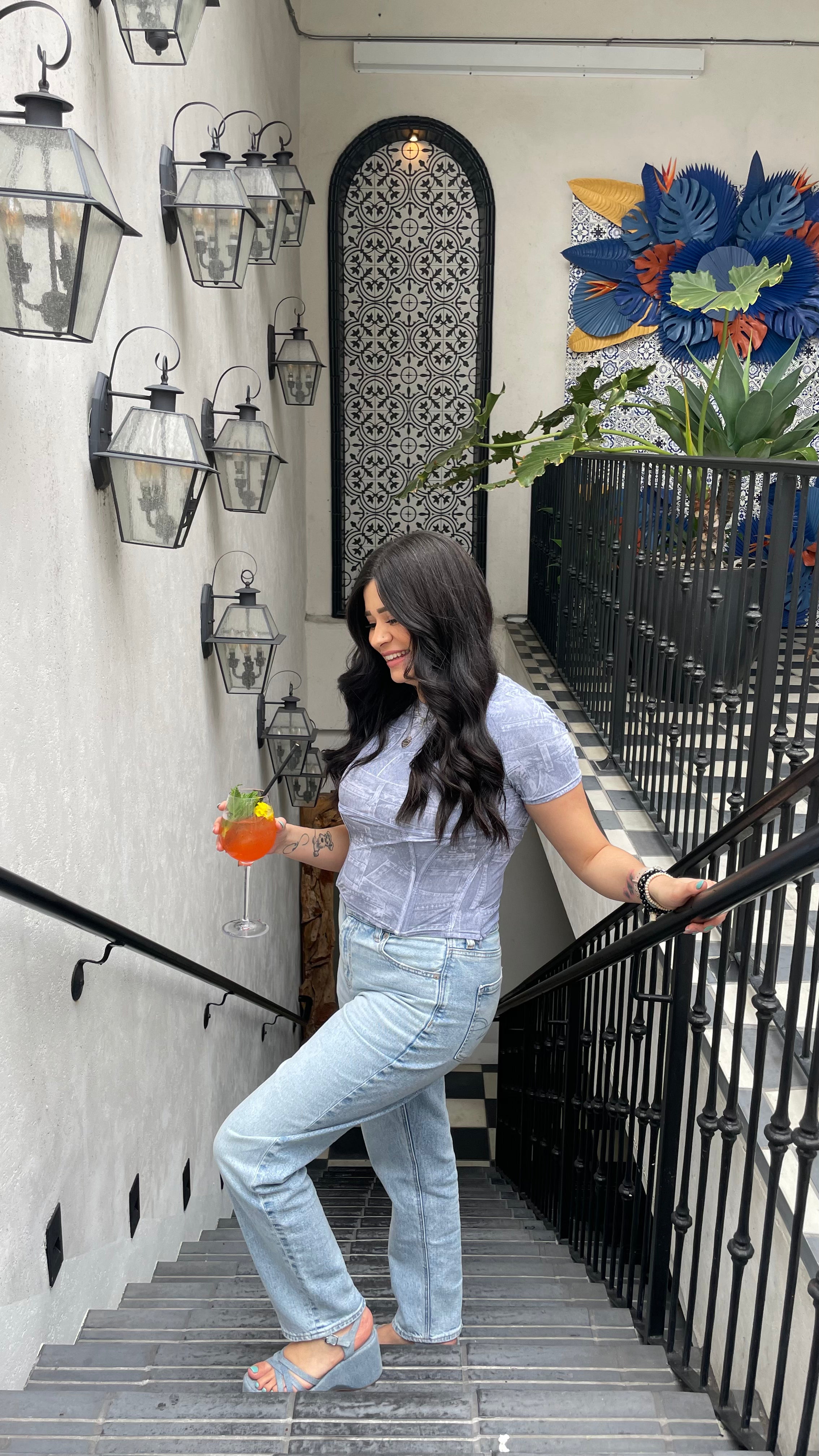 Denim on Denim Top