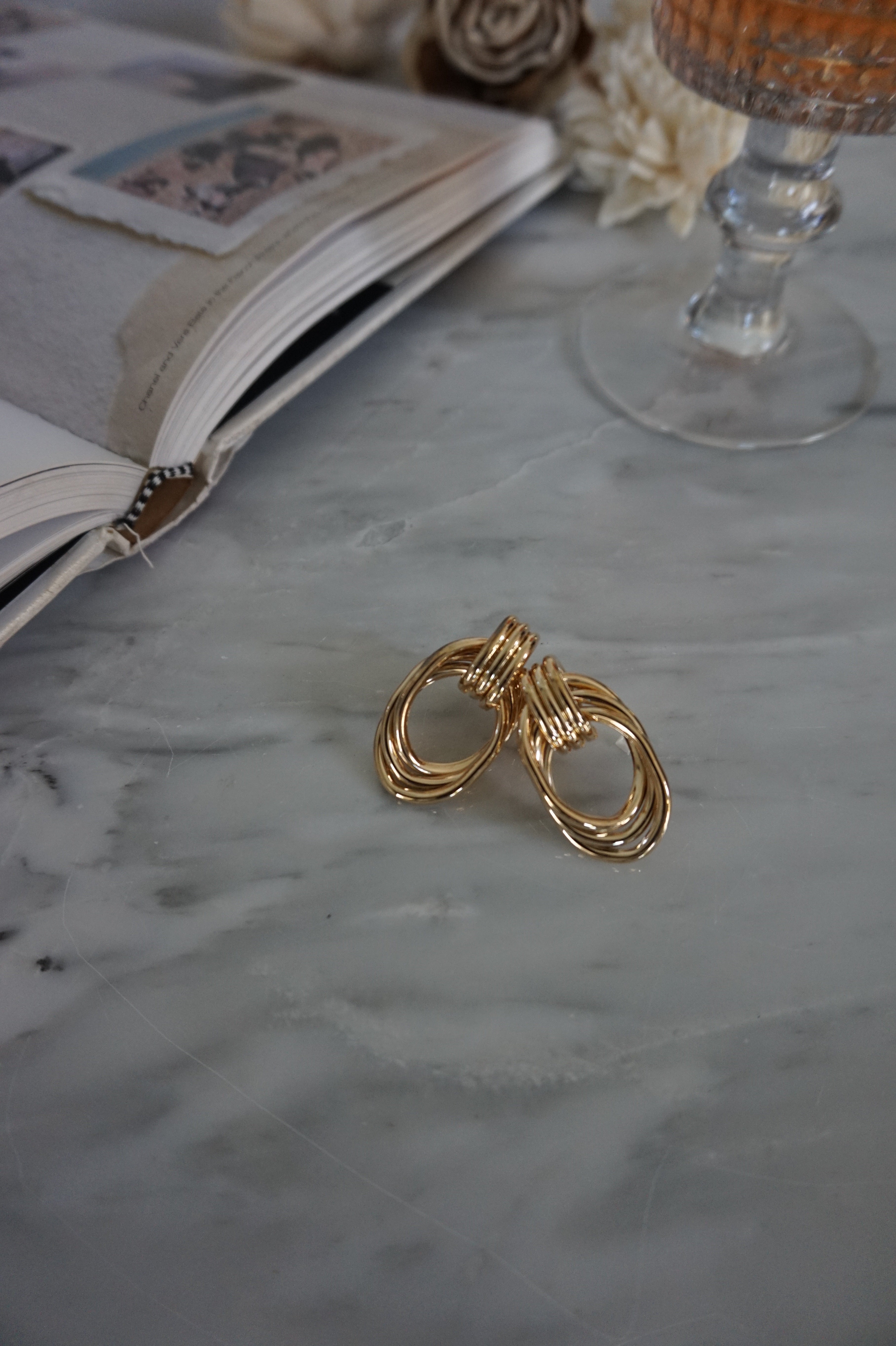 Layered Love Earring