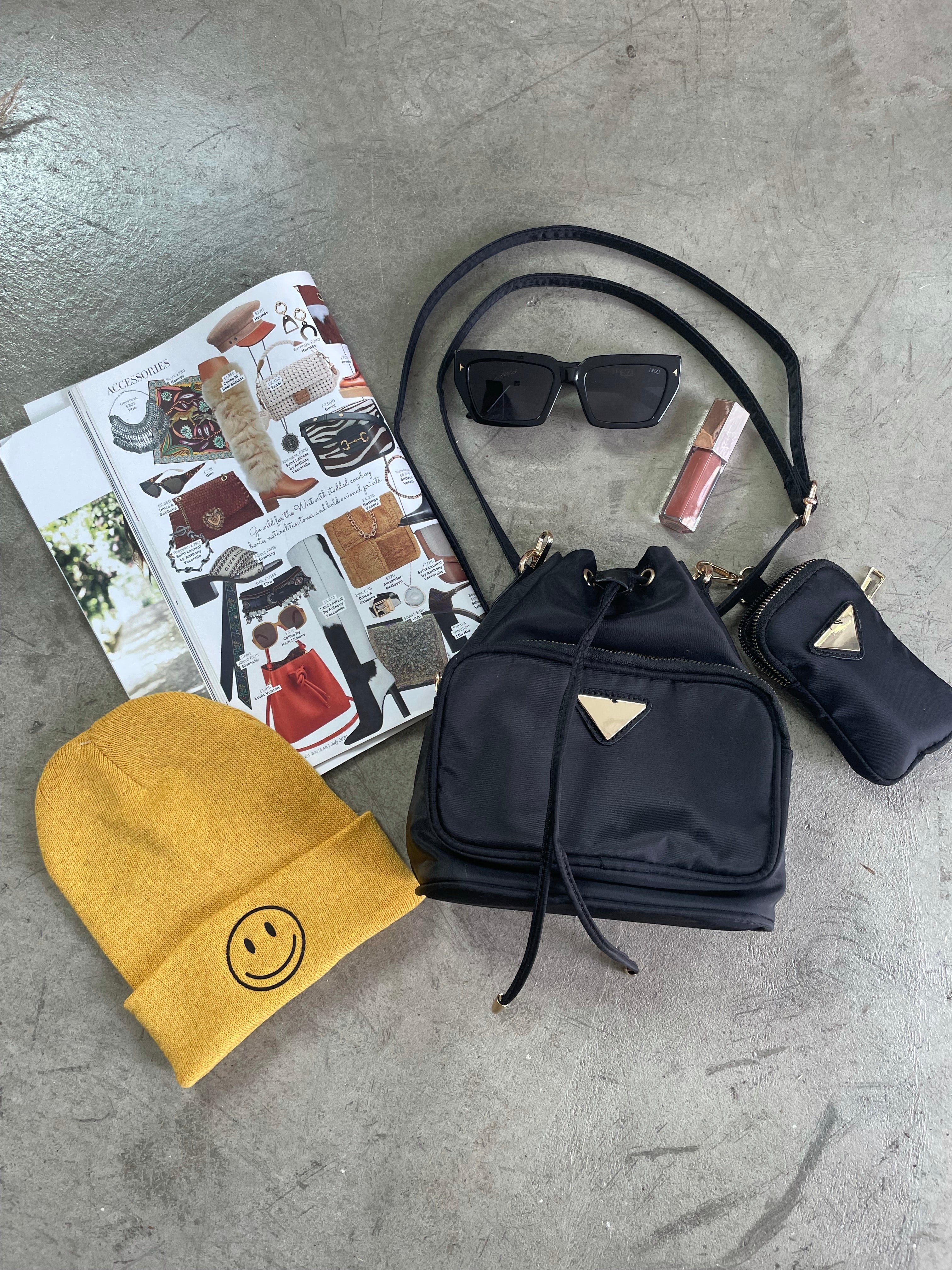 Mini Nylon Bucket Bag