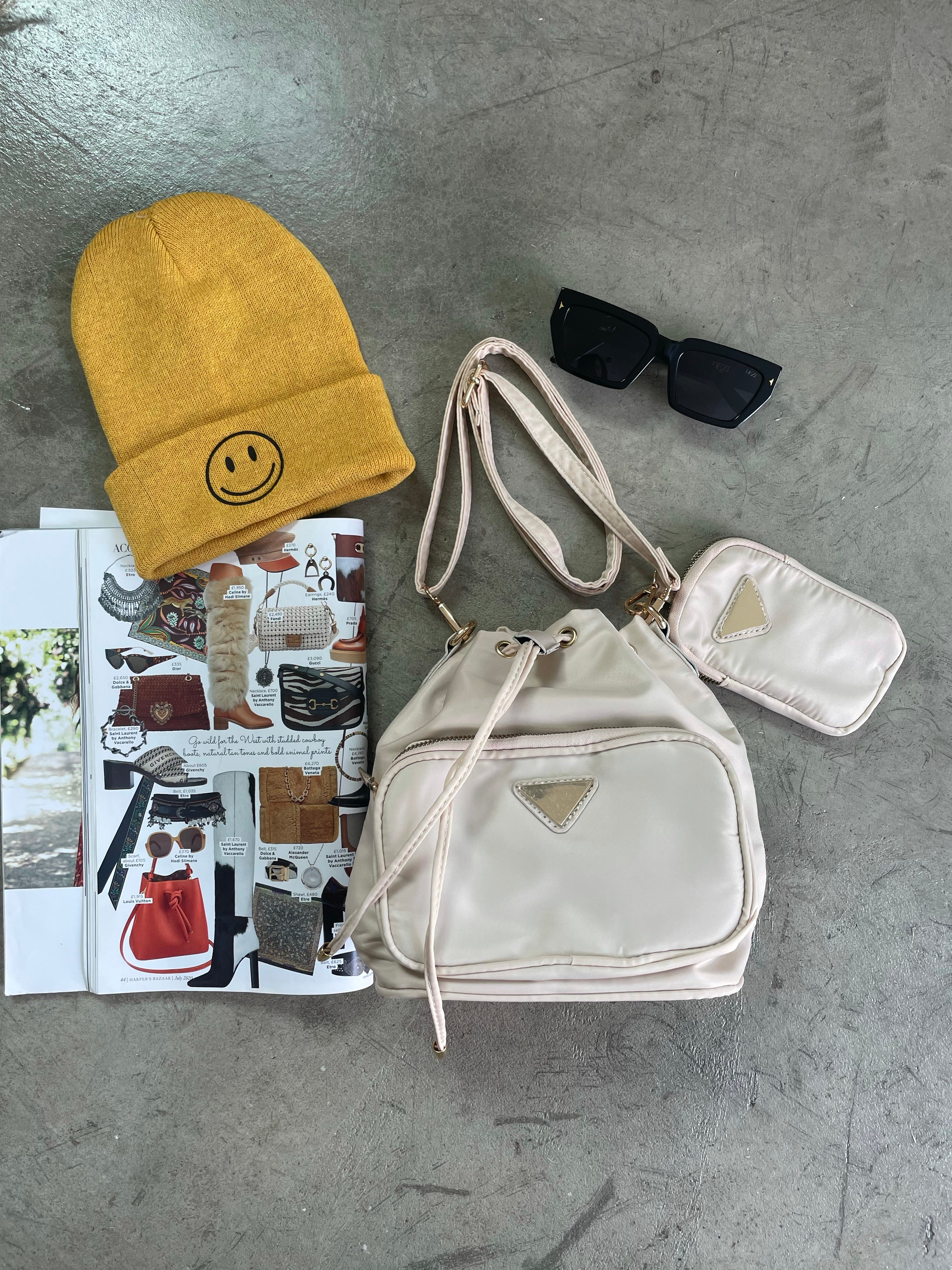 Mini Nylon Bucket Bag
