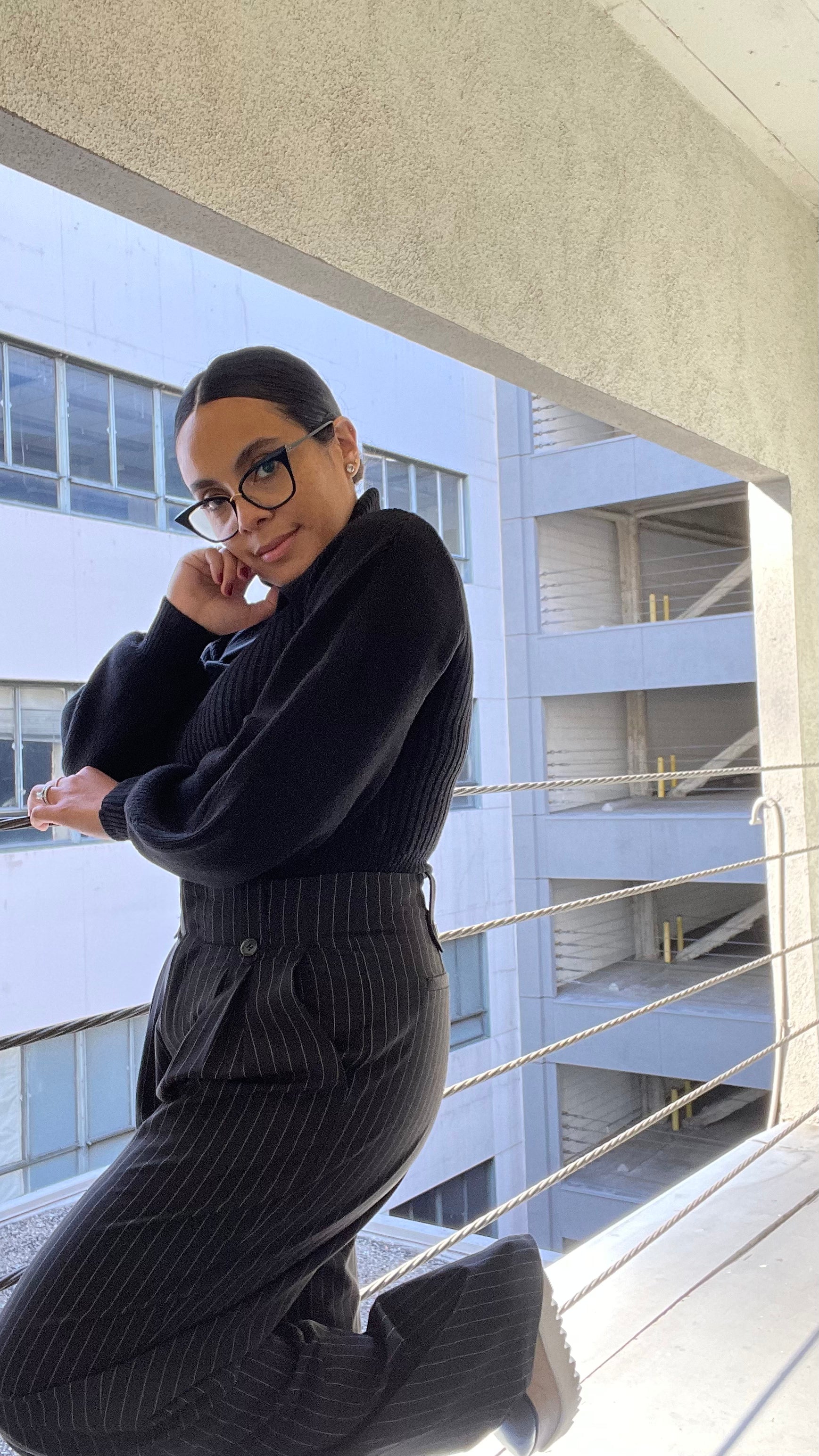 Cut-it-Out Turtleneck Sweater