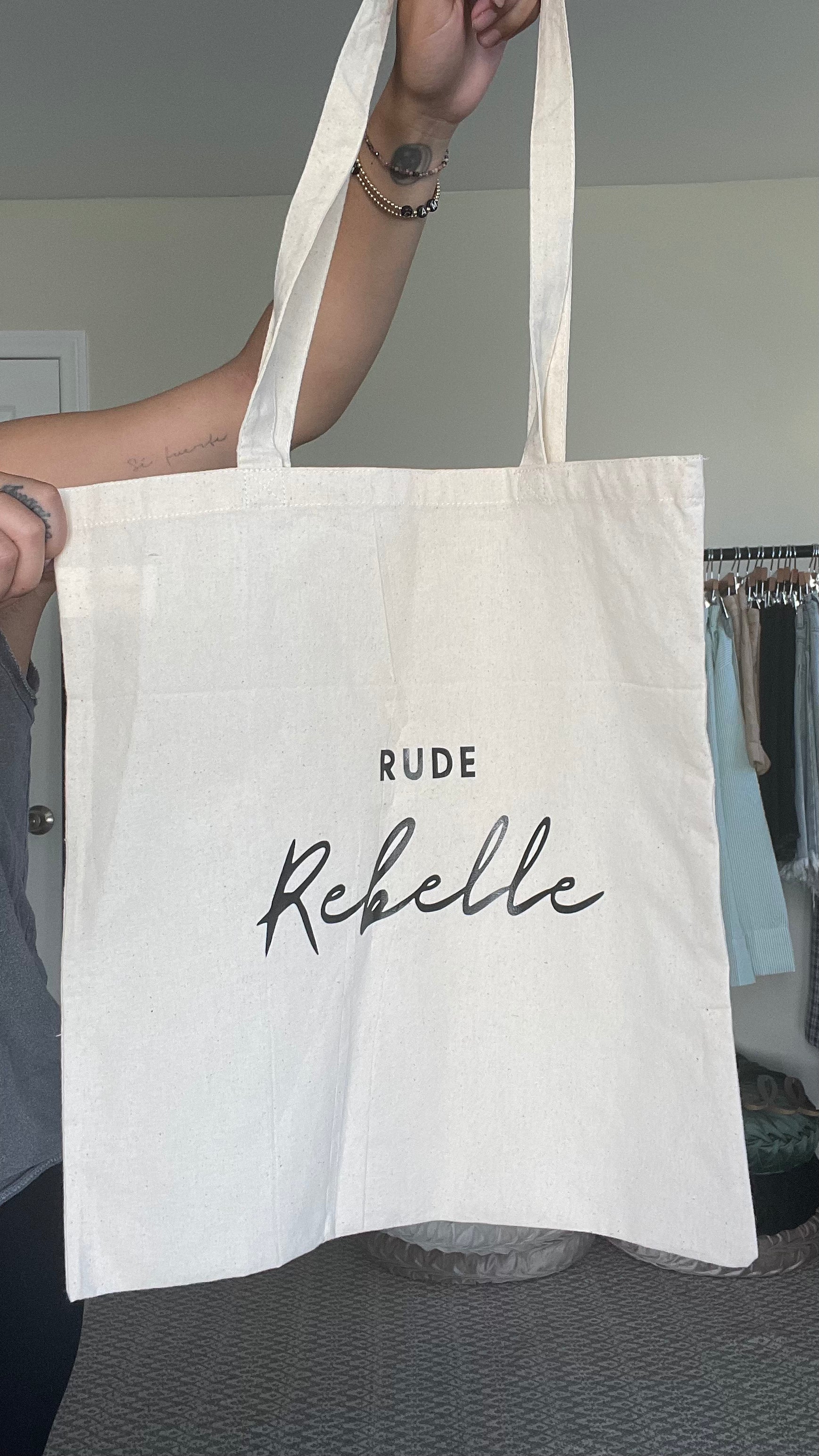 Rude Rebelle Tote Bag
